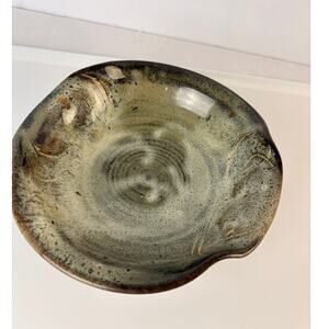 BILL MEADOWS SIGNED 1981 STUDIO POTTERY BOWL HUNTINGTON WEST VIRGINIA